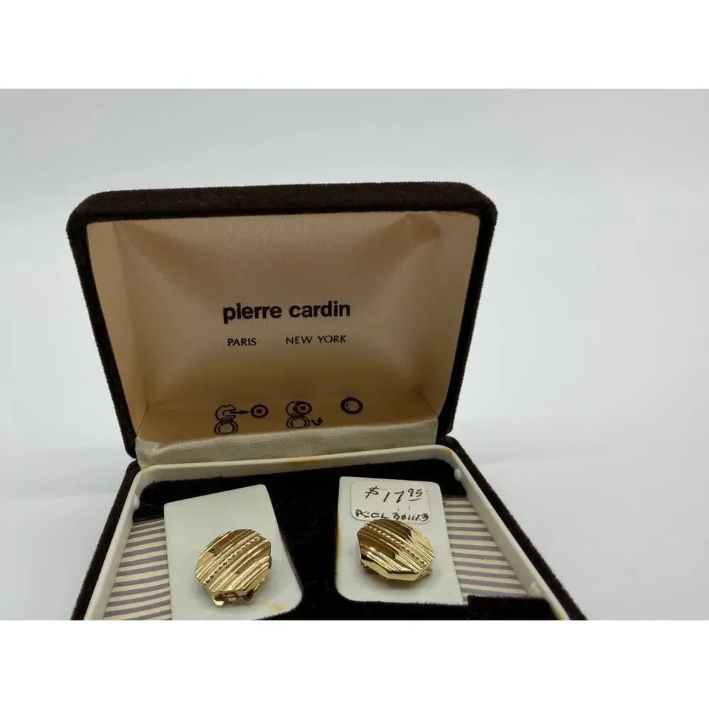 Pierre Cardin cufflinks gold